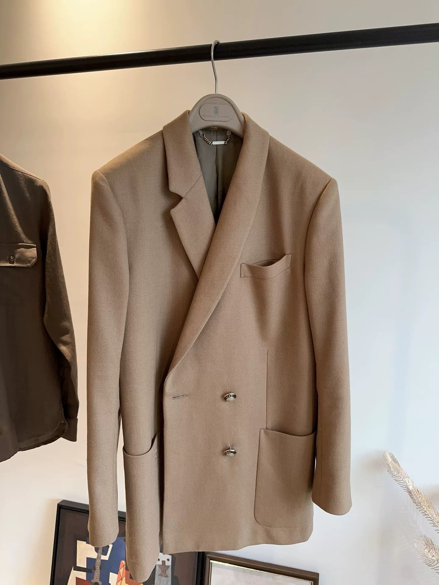 Fendi Fendi Runway Double-Breasted Wool Blazer Size US L / EU 52-54 / 3 - 3 Thumbnail