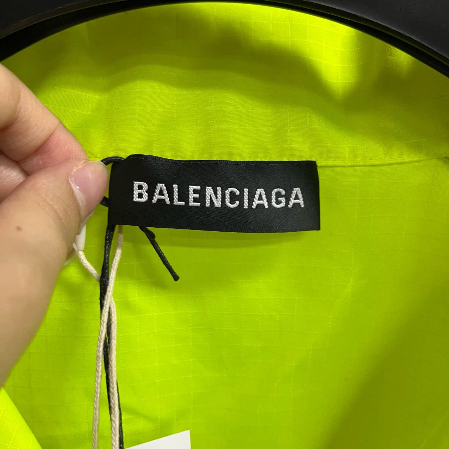 Balenciaga Balenciaga Yellow Logo Print Long Sleeve Jacket Size US S / EU 44-46 / 1 - 2 Thumbnail