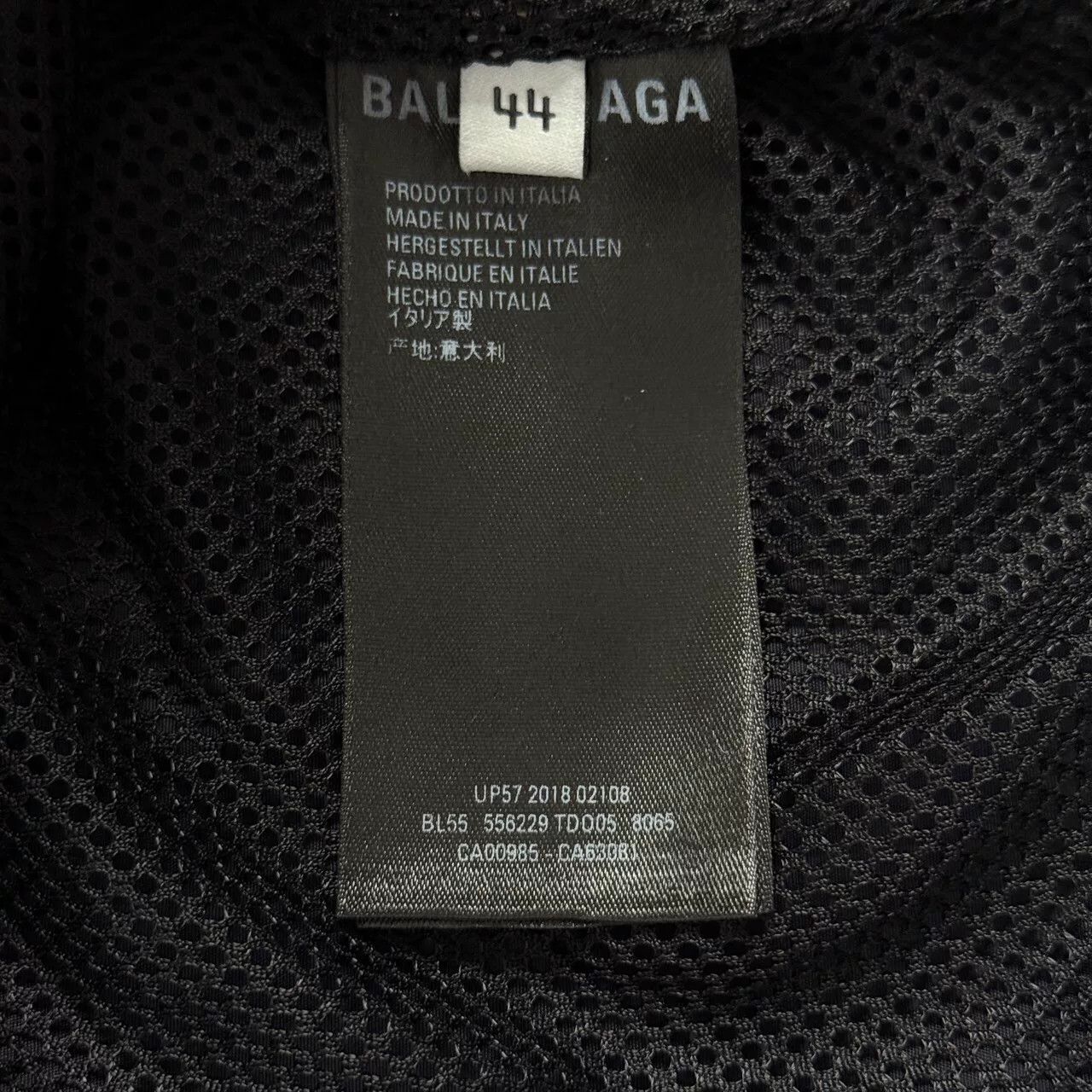 Balenciaga Balenciaga Black Logo Windbreaker Size US XS / EU 42 / 0 - 7 Thumbnail