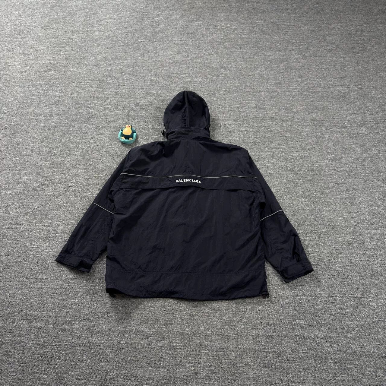 Balenciaga Balenciaga Black Logo Windbreaker Size US XS / EU 42 / 0 - 2 Thumbnail