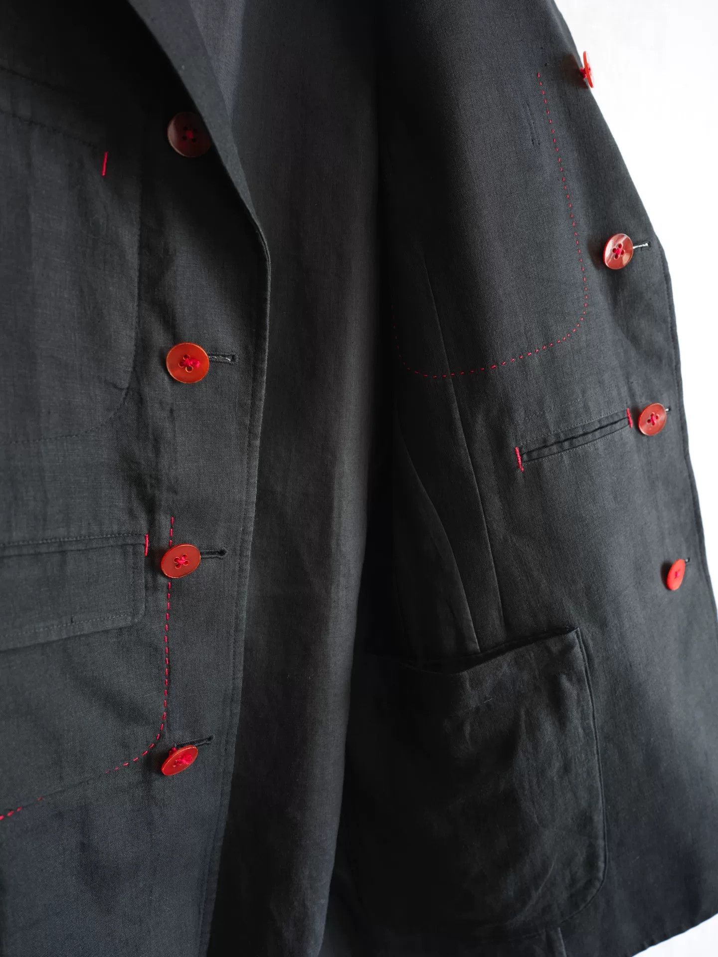 Yohji Yamamoto Yohji Yamamoto 05SS Linen Jacket Size US M / EU 48-50 / 2 - 6 Thumbnail