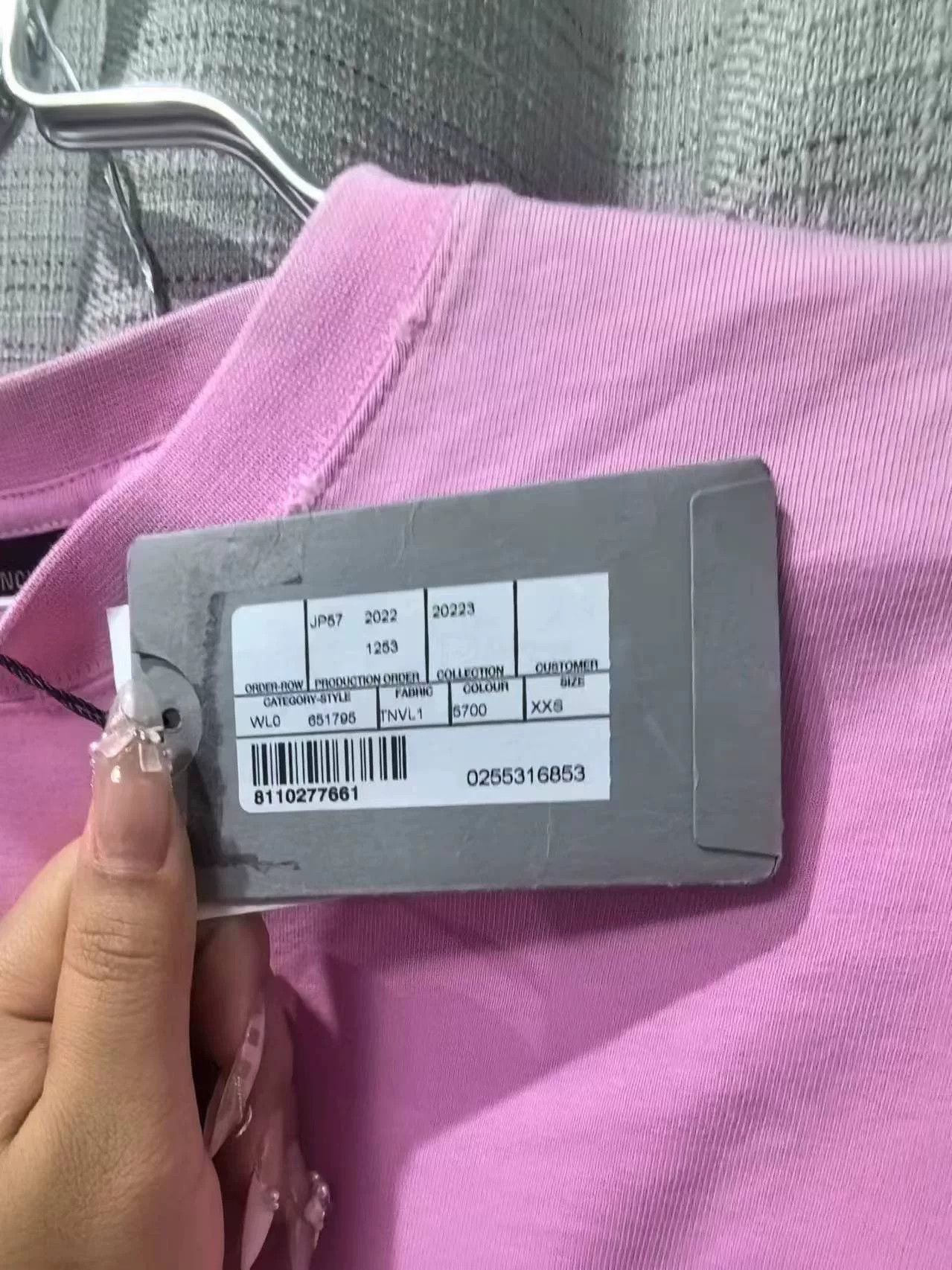 Balenciaga Balenciaga Pink Short Sleeve Tee Size US XXS / EU 40 - 4 Thumbnail