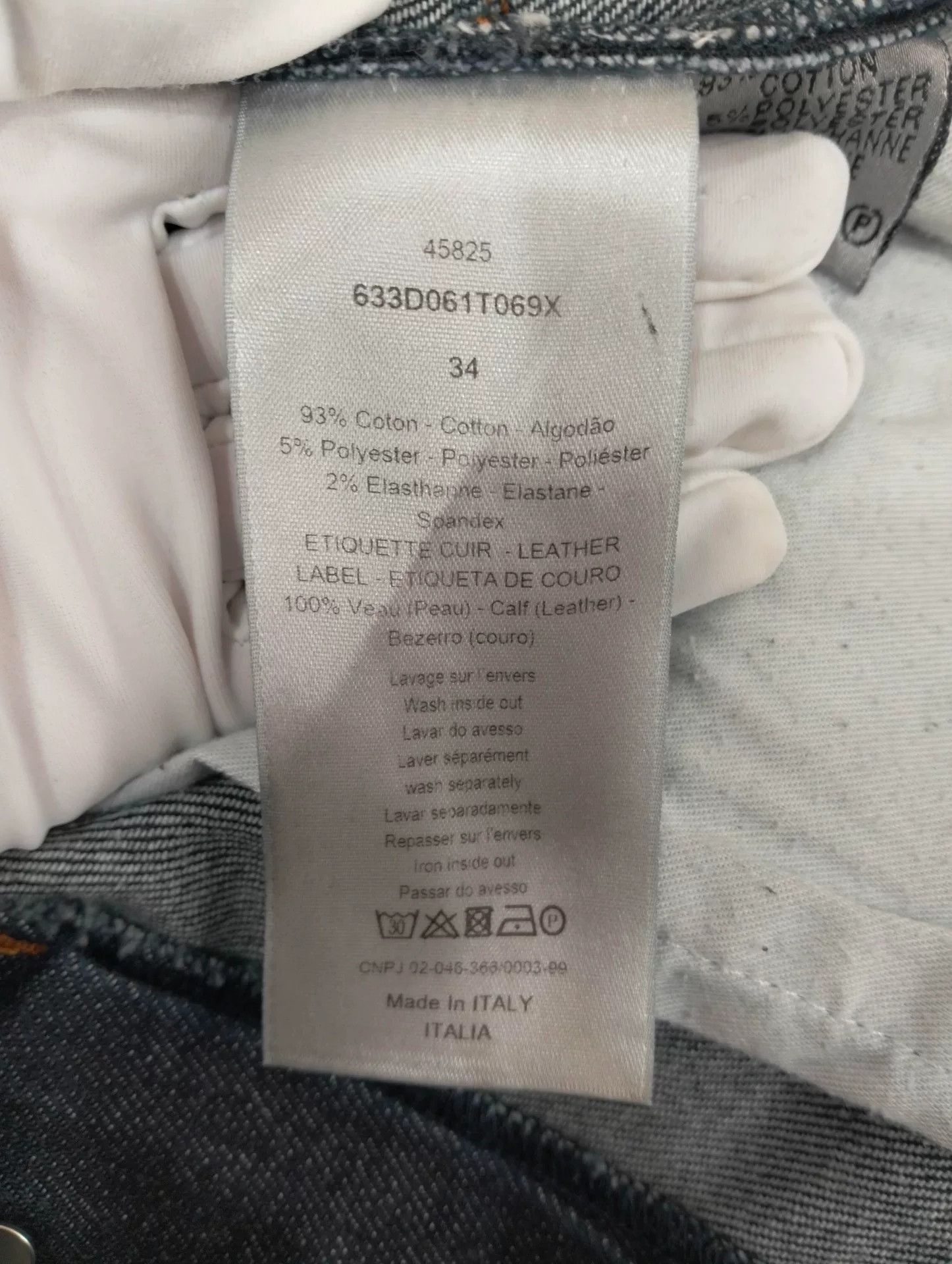 Dior Dior Denim Jeans Size 34 Size US 34 / EU 50 - 6 Thumbnail