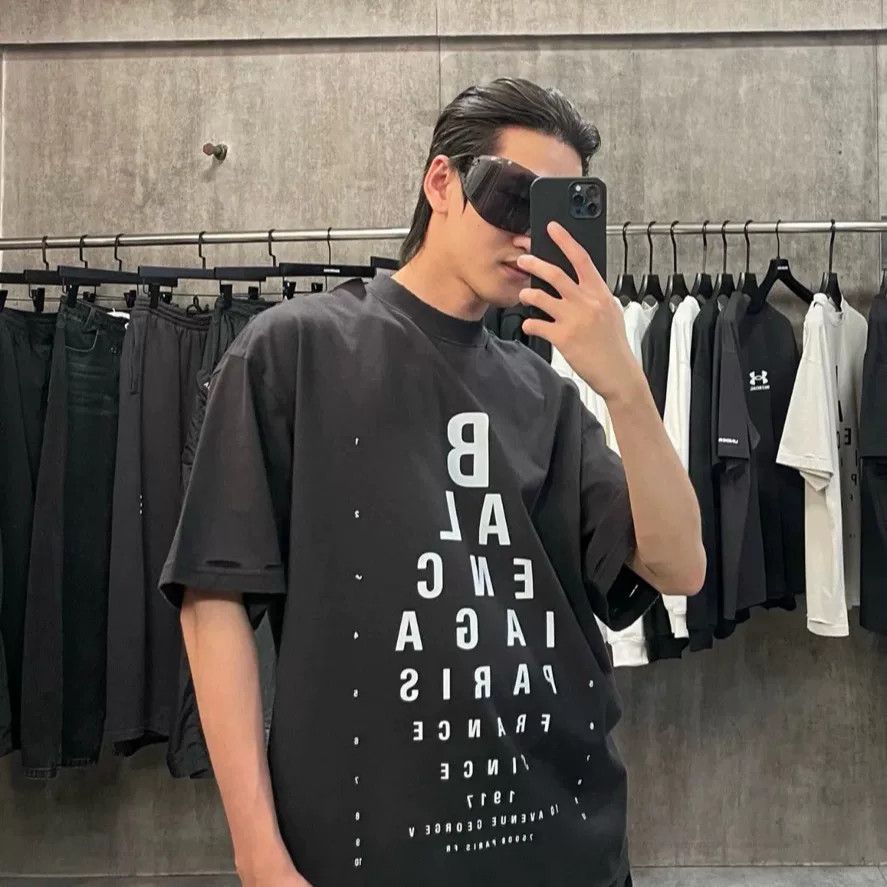Balenciaga Balenciaga 25SS Black Vision Test Tee Size US XS / EU 42 / 0 - 3 Thumbnail
