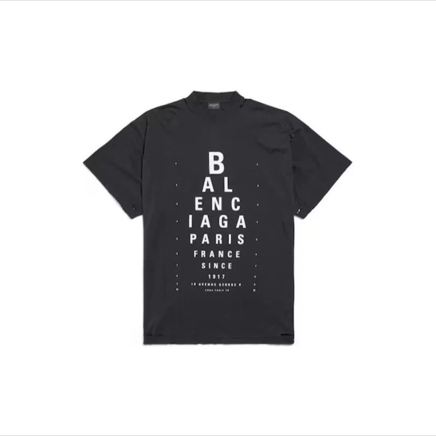 Balenciaga Balenciaga 25SS Black Vision Test Tee Size US XS / EU 42 / 0 - 4 Thumbnail