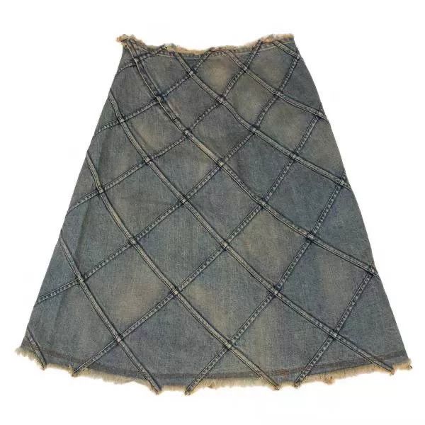 Junya Watanabe junya watanabe denim quilted skirt Size US 26 / EU 42 - 6 Thumbnail