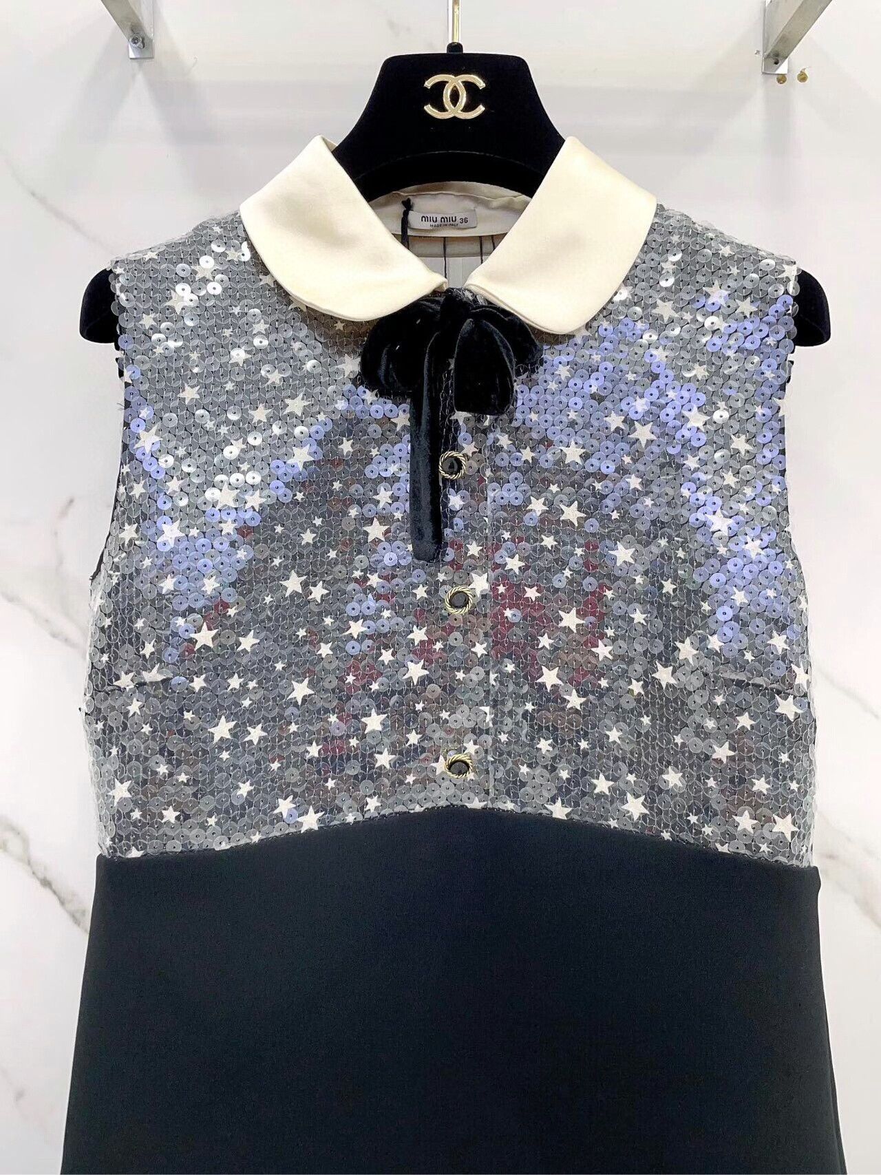 Miu Miu miu miu star sequined dress Size US 36 / EU 52 - 3 Thumbnail