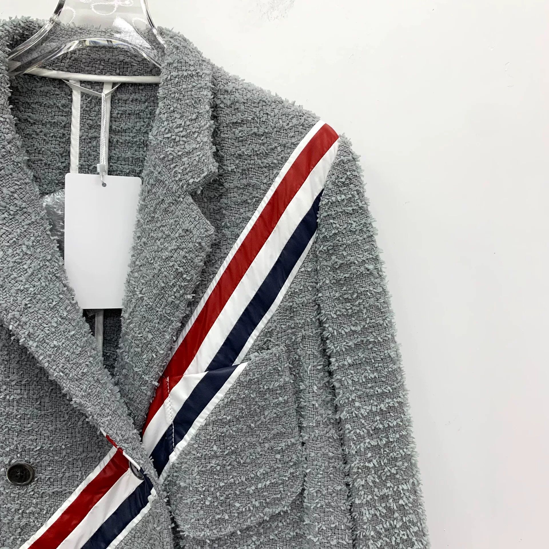Thom Browne thom browne gray double-breasted jacket Size US S / EU 44-46 / 1 - 3 Thumbnail