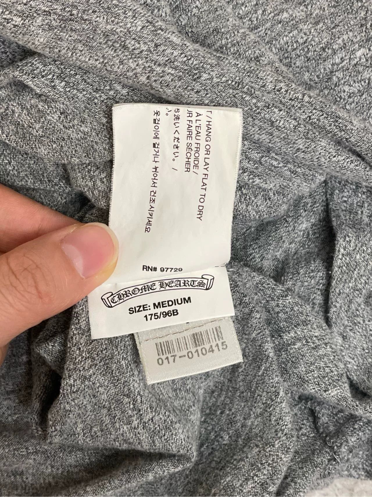 Chrome Hearts gray Matty Boy Graphic Short Sleeve T-shirt Size US M / EU 48-50 / 2 - 6 Thumbnail