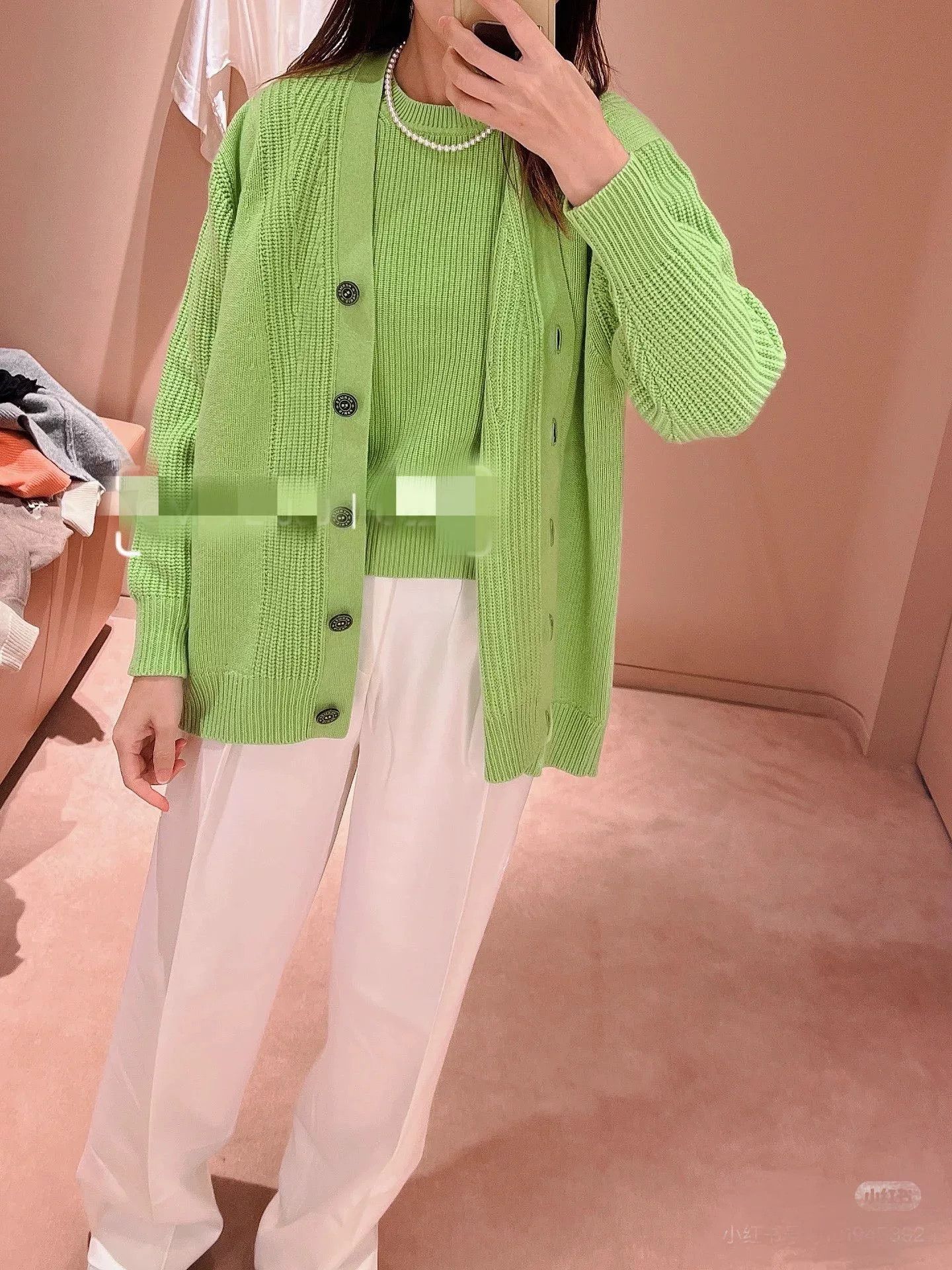 Hermes hermes cashmere cotton knit cardigan Size US S / EU 44-46 / 1 - 8 Thumbnail