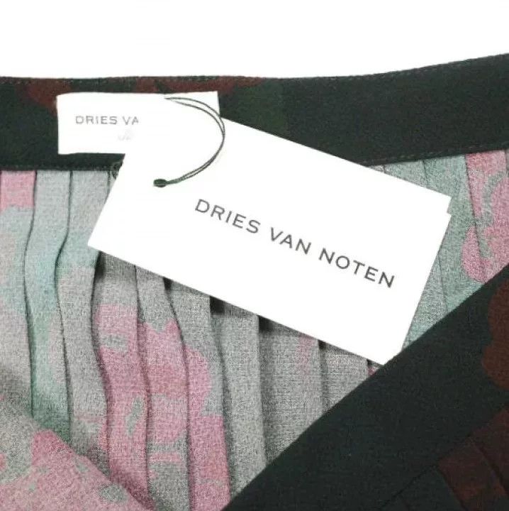 Dries Van Noten dries van noten floral pleated midi skirt Size 26" / US 2 / IT 38 - 3 Thumbnail