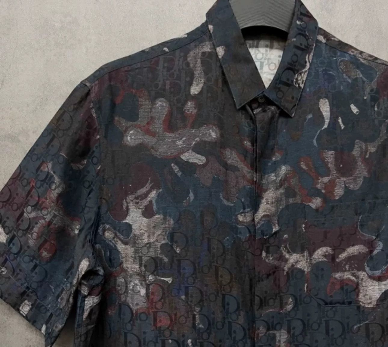 Dior dior logo pattern short sleeve shirt Size US M / EU 48-50 / 2 - 3 Thumbnail