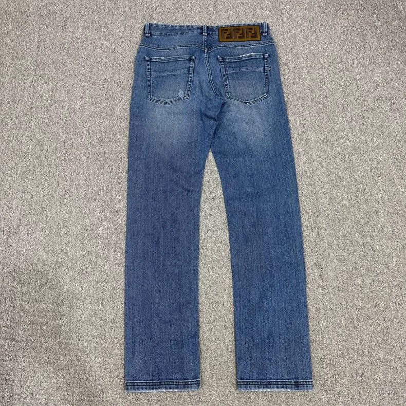 Fendi Fendi Double F Embroidery Denim Jeans Size US 32 / EU 48 - 2 Thumbnail