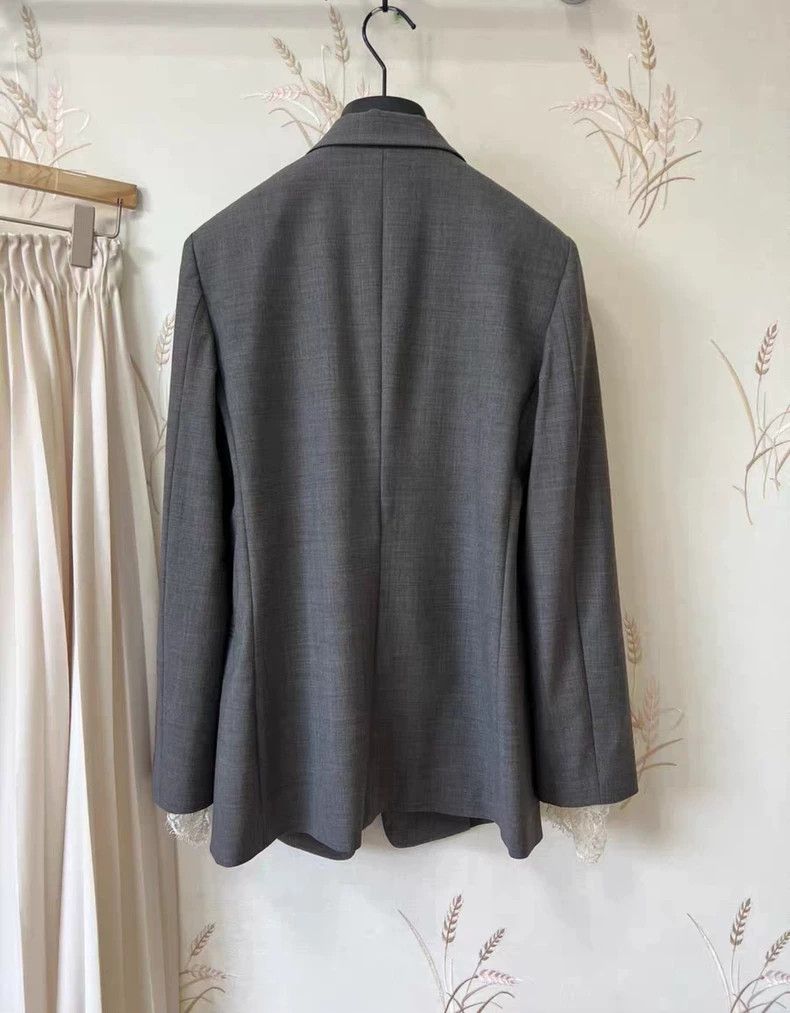 Brunello Cucinelli Brunello Cucinelli Gray Blazer Size US S / EU 44-46 / 1 - 2 Thumbnail