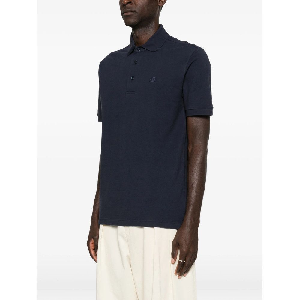 Etro Etro BLUE Polo Shirts Size US L / EU 52-54 / 3 - 3 Thumbnail