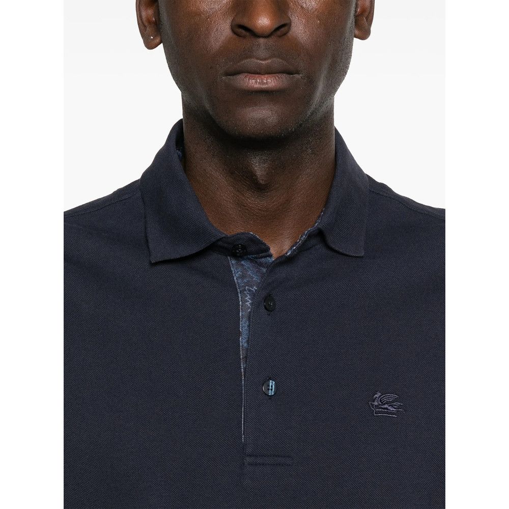 Etro Etro BLUE Polo Shirts Size US XL / EU 56 / 4 - 5 Thumbnail