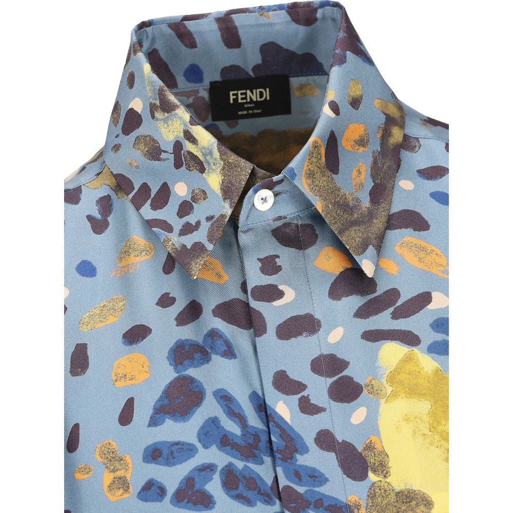 Fendi Fendi BLUE Shirts Size US L / EU 52-54 / 3 - 4 Thumbnail