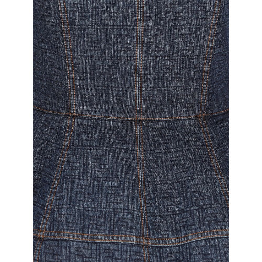 Fendi Fendi BLUE Dresses - Cocktail & Party Dresses Size XS / US 0-2 / IT 36-38 - 4 Thumbnail