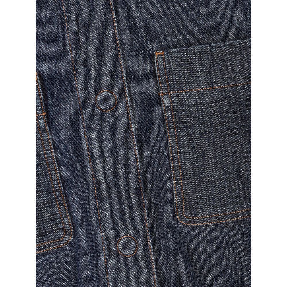Fendi Fendi BLUE Jackets - Denim Jackets Size S / US 4 / IT 40 - 2 Thumbnail