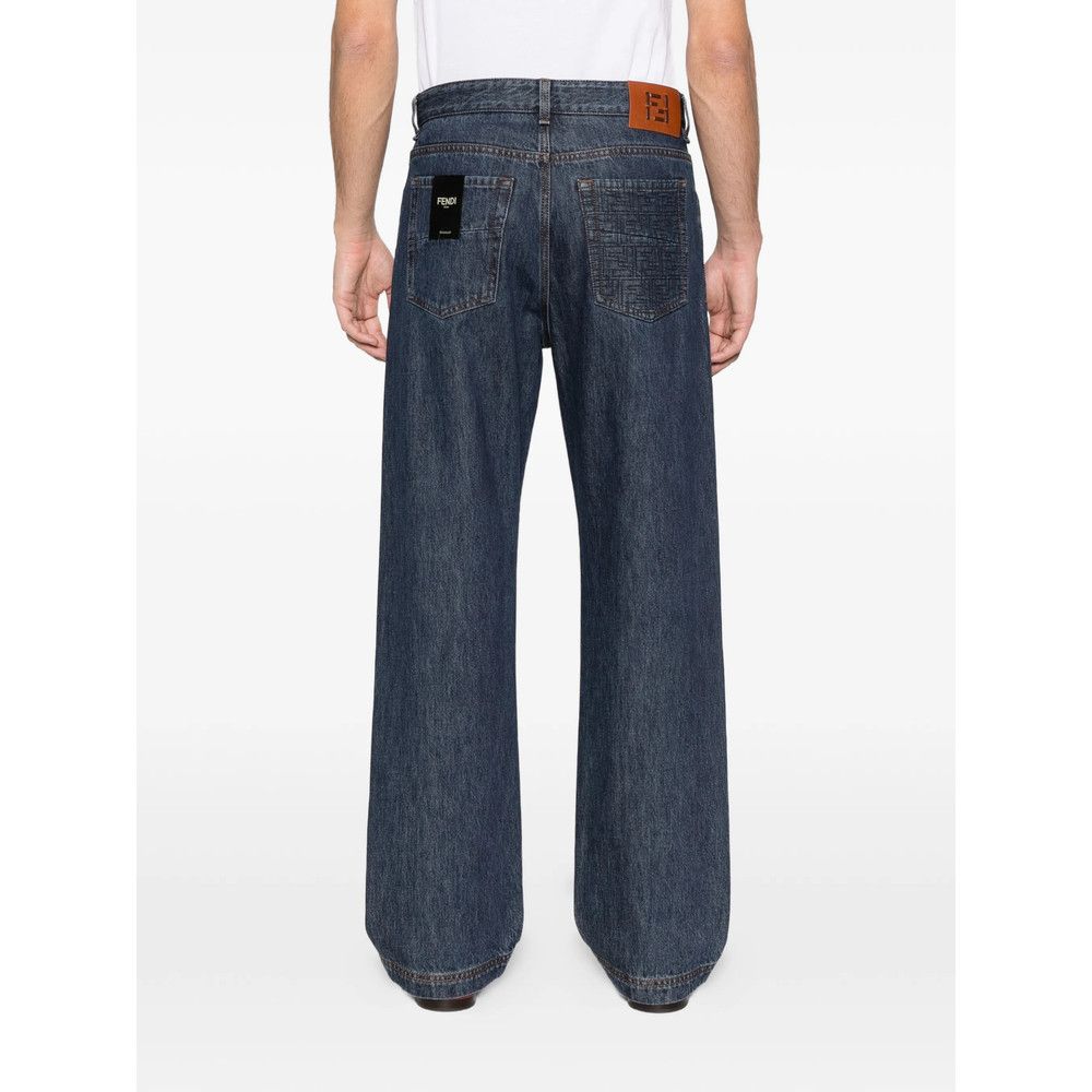 Fendi Fendi BLUE Denim - Bootcut Jeans Size US 34 / EU 50 - 2 Thumbnail