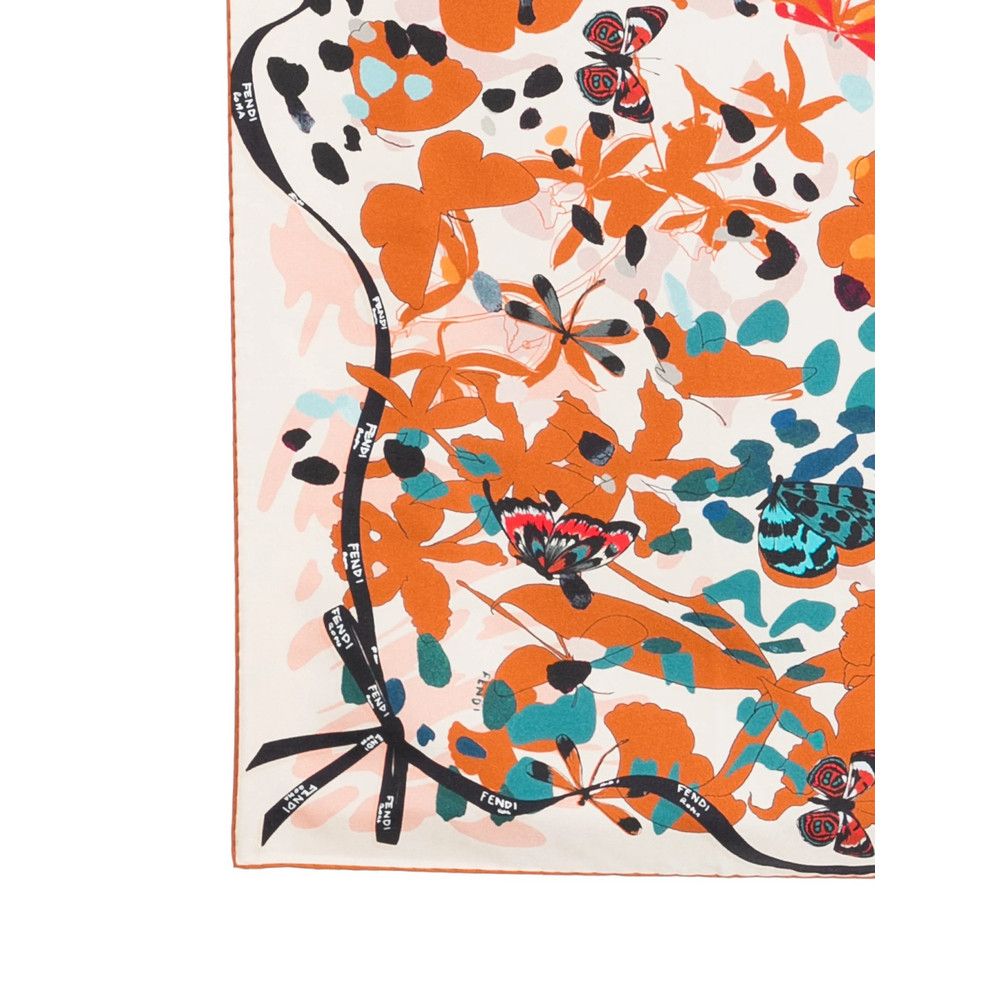 Fendi Fendi NEUTRALS Scarves Size ONE SIZE - 3 Thumbnail