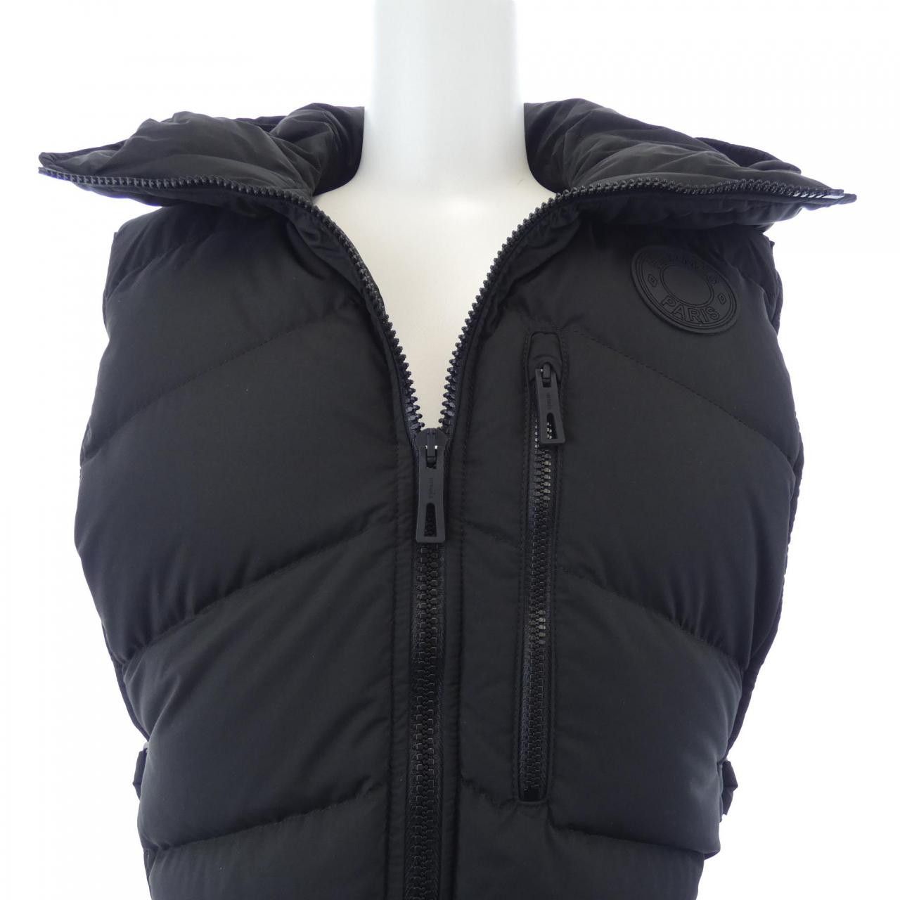Hermes Hermes Hermes Clou de Selle Down Vest 34 Leather Outerwear DUTY FREE for USA Size ONE SIZE - 5 Thumbnail
