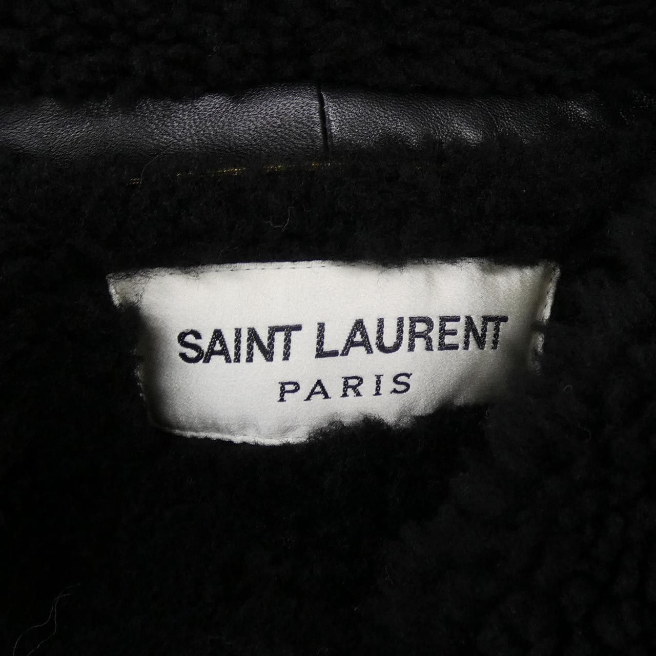 Yves Saint Laurent Yves Saint Laurent Saint Laurent AVIATOR JACKET Shearling Jacket Natural Material Outerwear 755790 YCLZ2 DUTY FREE for USA Size ONE SIZE - 4 Thumbnail