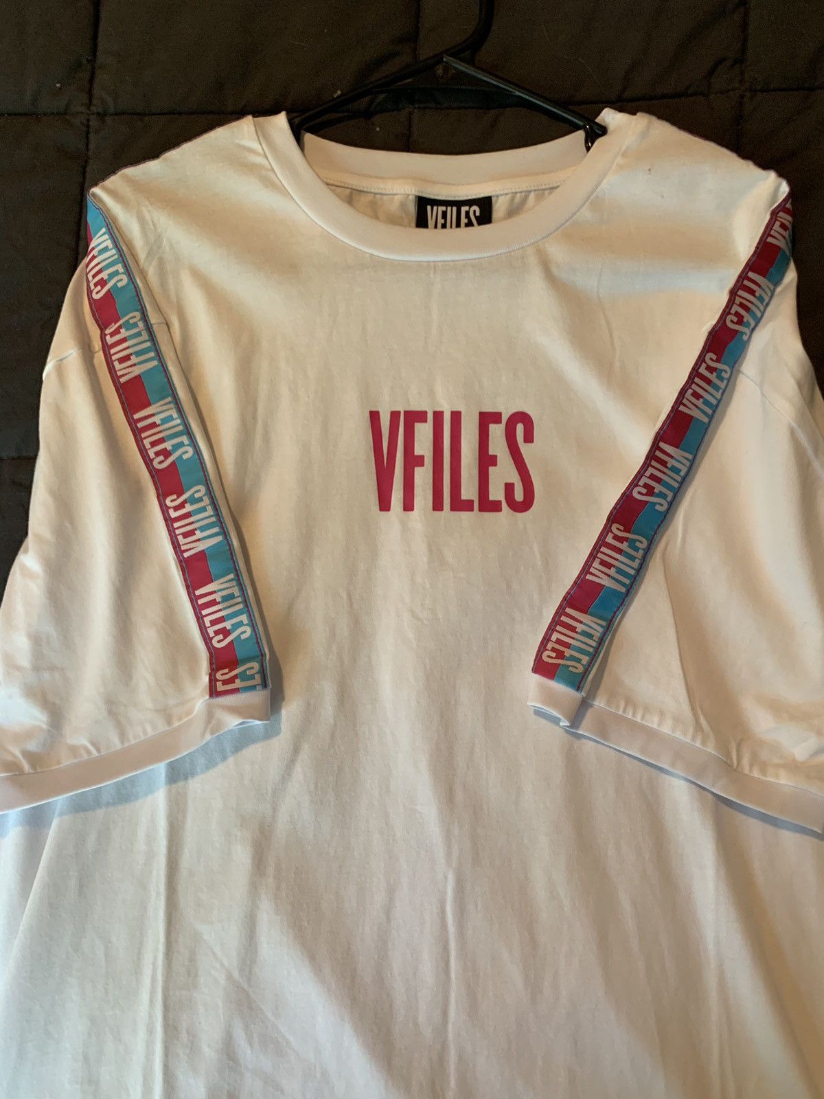 Vfiles VFILES Tape Logo Tee | Grailed