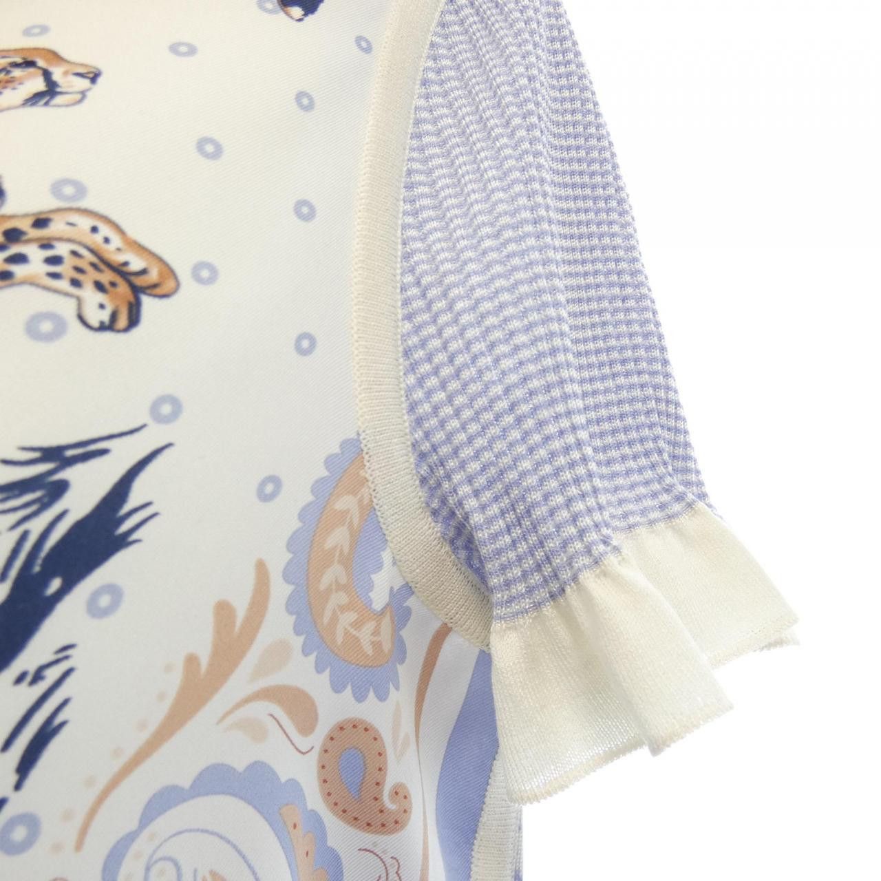 Hermes Hermes Hermès Twillene Silk Knit 38 Others Tops DUTY FREE for USA Size ONE SIZE - 7 Thumbnail