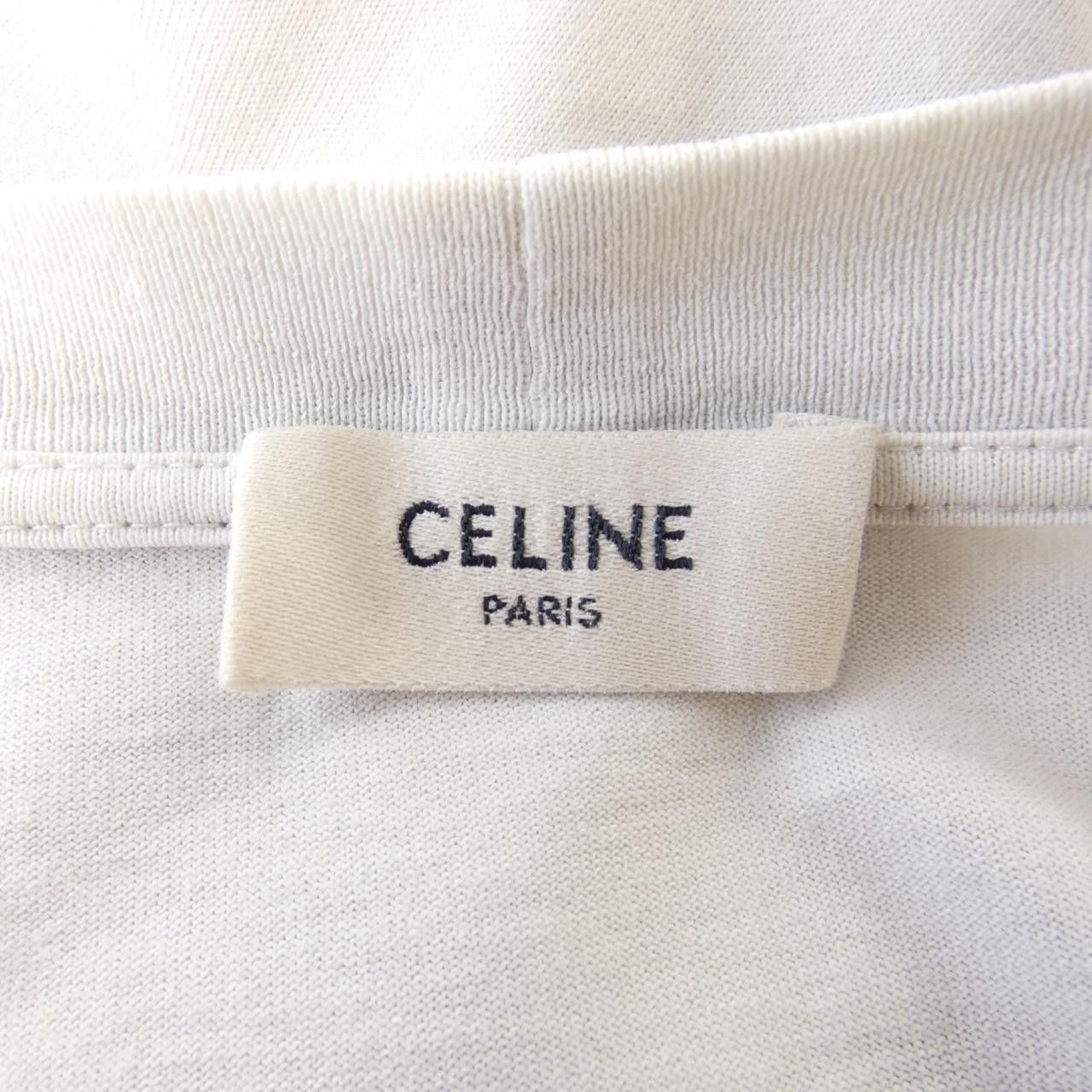 Celine Celine Celine T-shirt Cotton T-Shirts 2X10B671Q DUTY FREE for USA Size ONE SIZE - 4 Thumbnail