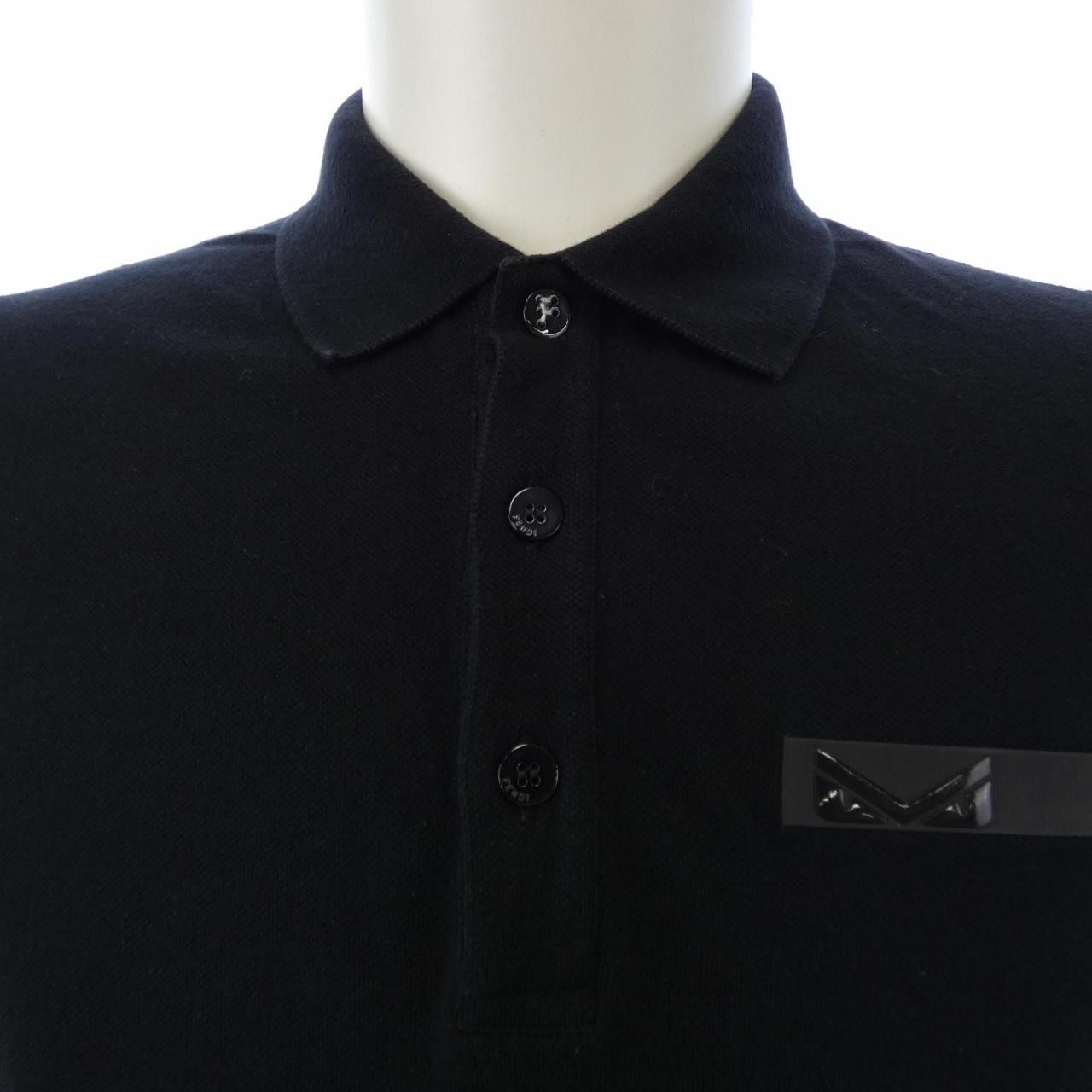 Fendi Fendi Fendi FAF510 A53I Polo Shirt Cotton Tops FAF510 A53I DUTY FREE for USA Size ONE SIZE - 5 Thumbnail