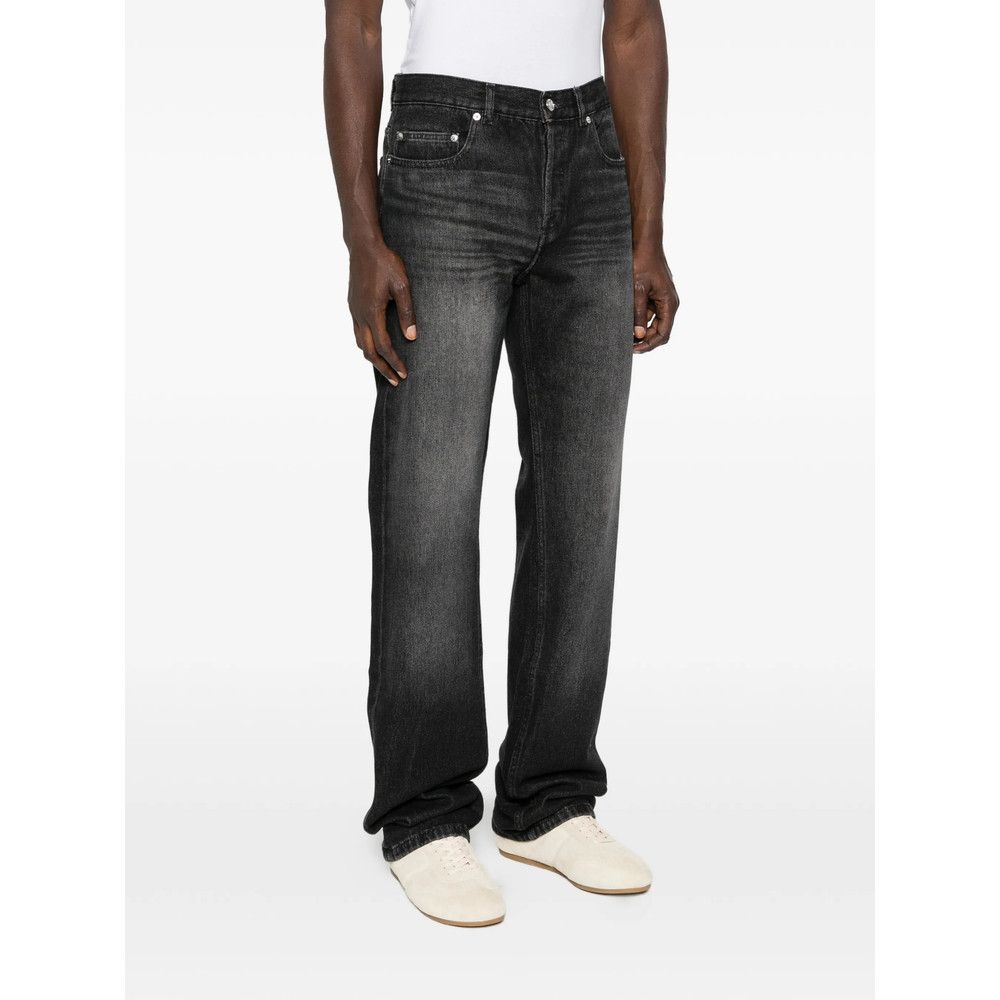 A.P.C. A.p.c. BLACK Denim - Regular & Straight-Leg Jeans Size US 33 - 2 Thumbnail