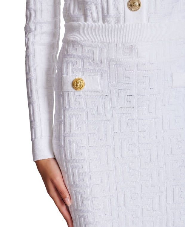 Balmain Miniskirt Size 28" / US 6 / IT 42 - 2 Thumbnail