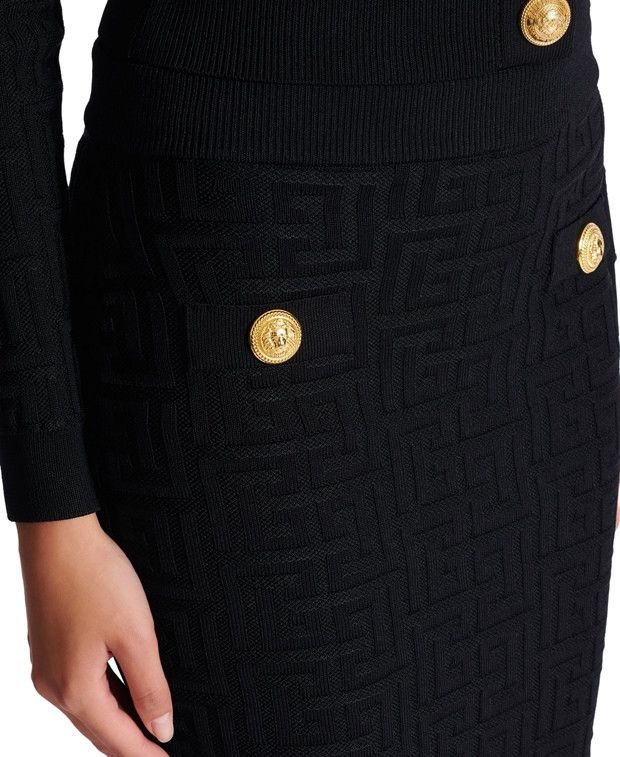 Balmain Miniskirt Size 27" / US 4 / IT 40 - 2 Thumbnail
