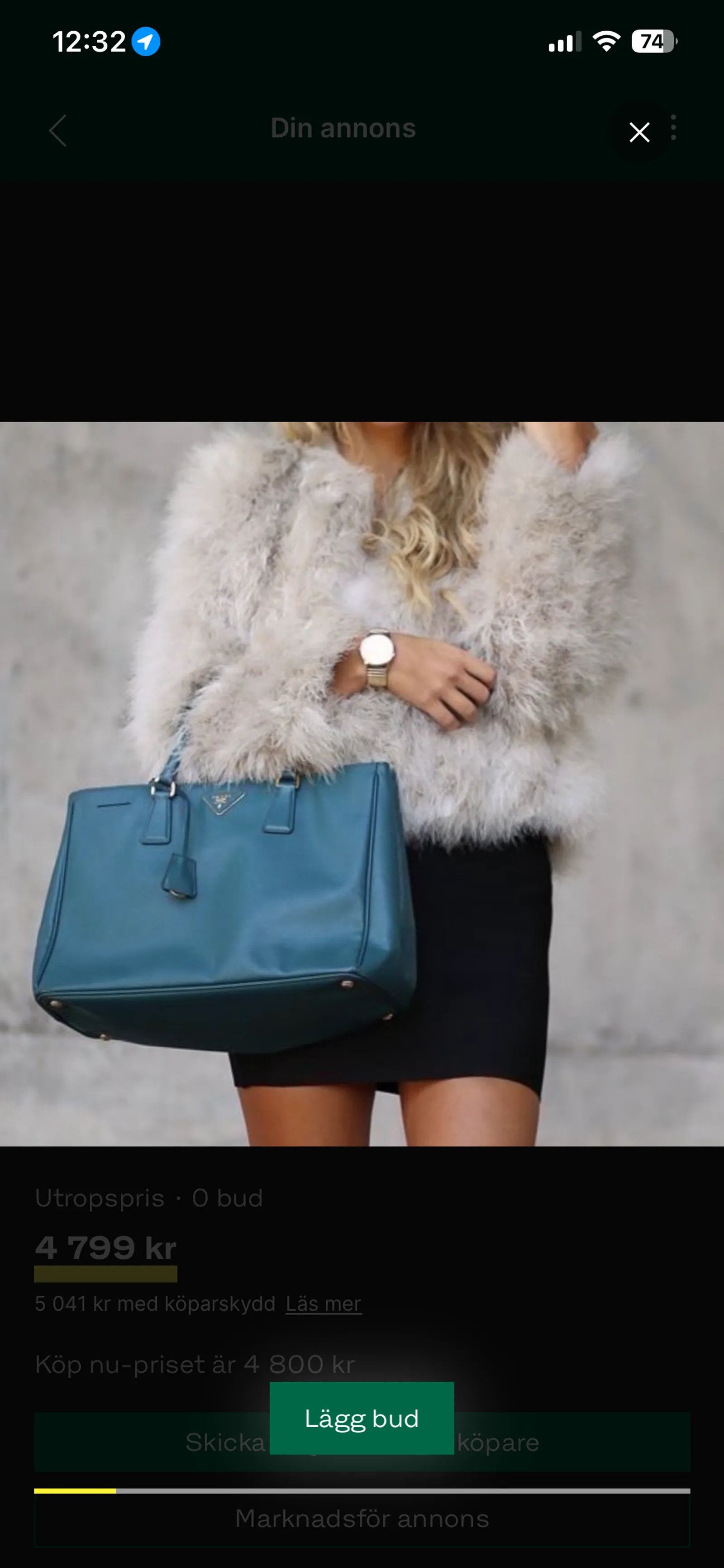Prada Prada Prada Saffiano Bucket Bag Size ONE SIZE - 2 Thumbnail