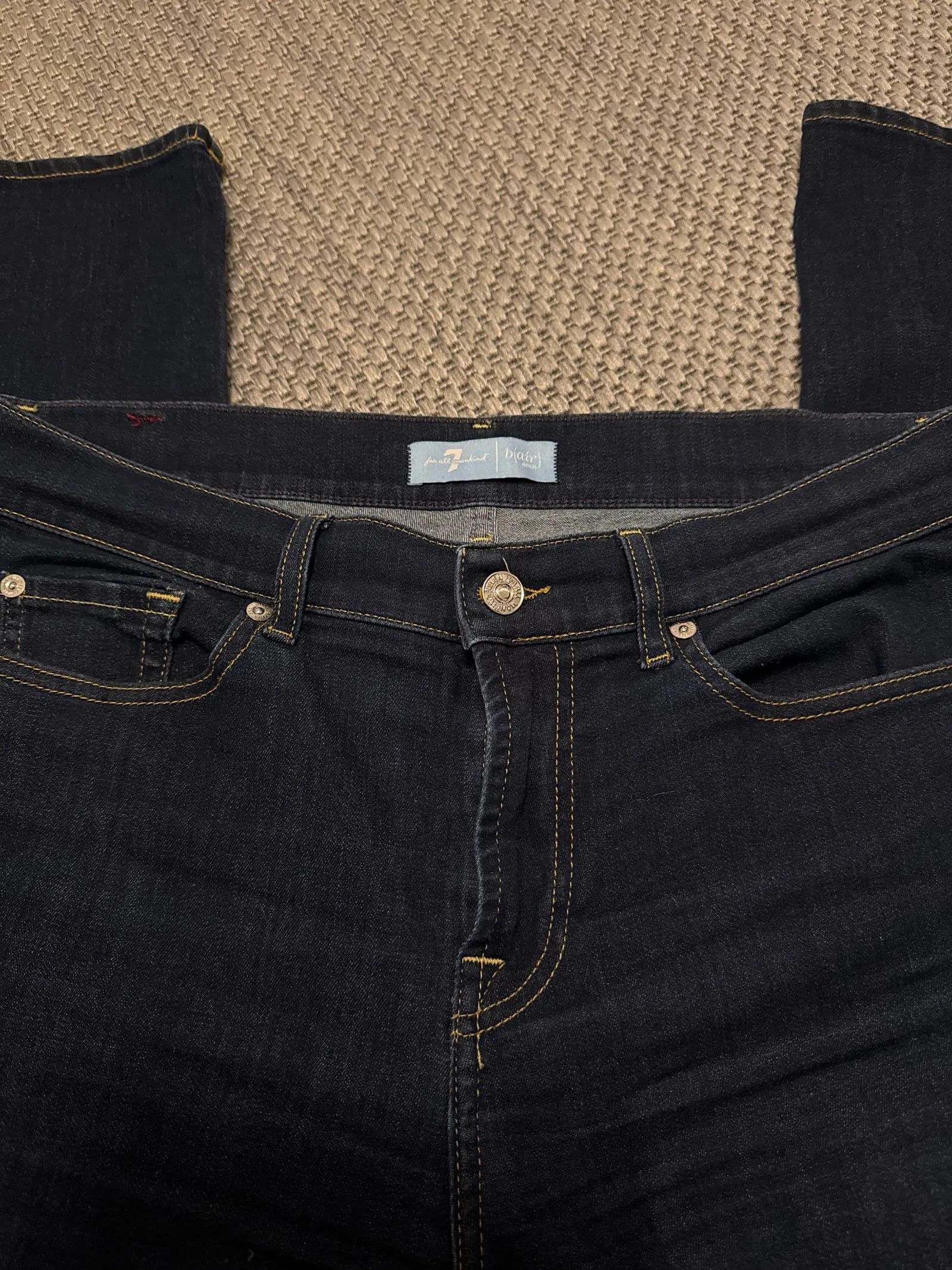 7 For All Mankind 7 For All Mankind The straight bair clean rinse Jeans Size 30" / US 8 / IT 44 - 2 Thumbnail