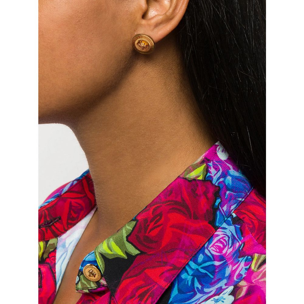 Versace Versace GOLD Earrings Size ONE SIZE - 4 Thumbnail