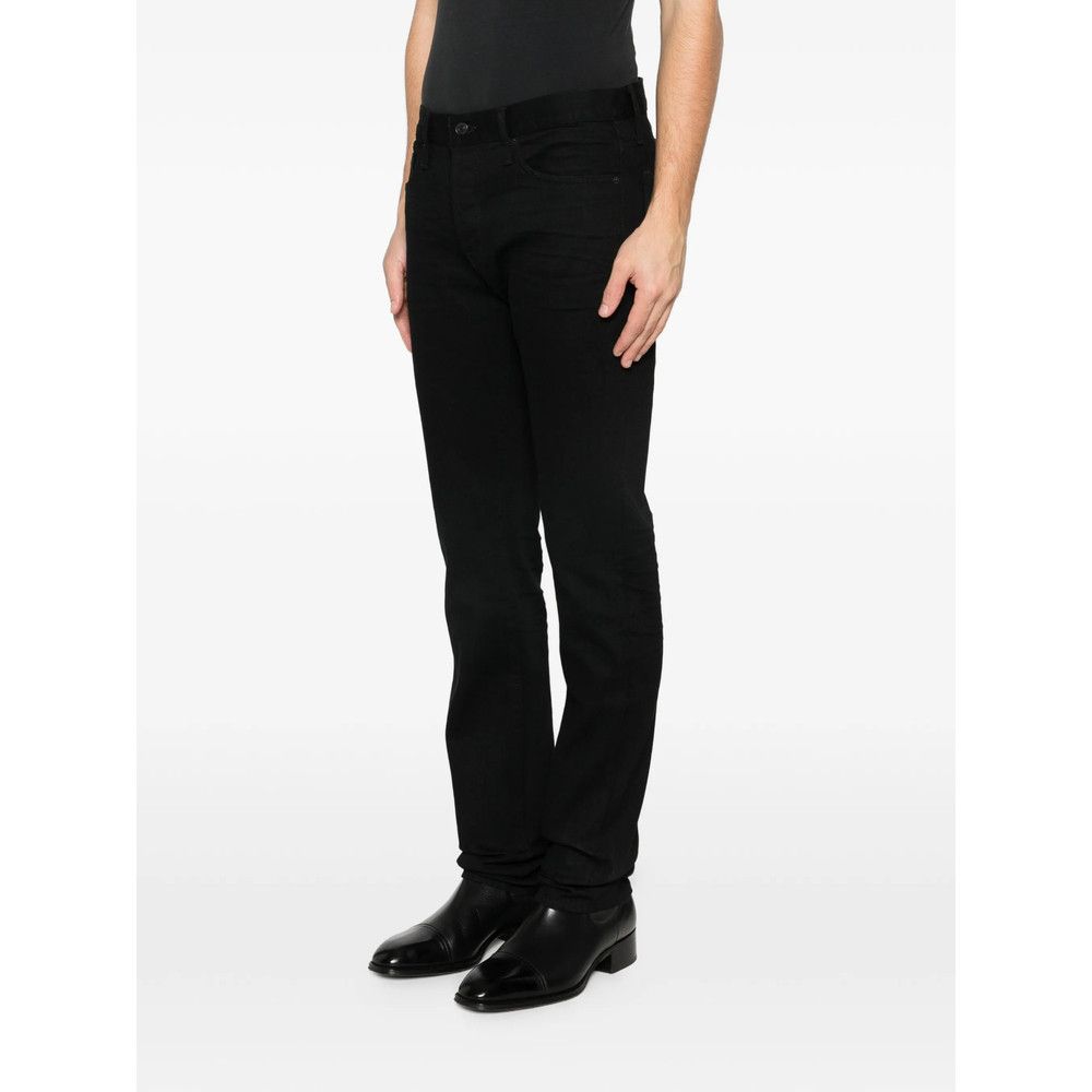 Tom Ford Tom Ford BLACK Denim - Regular & Straight-Leg Jeans Size US 34 / EU 50 - 4 Thumbnail