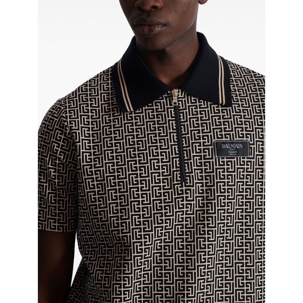 Balmain Balmain BLACK Polo Shirts Size US L / EU 52-54 / 3 - 2 Thumbnail