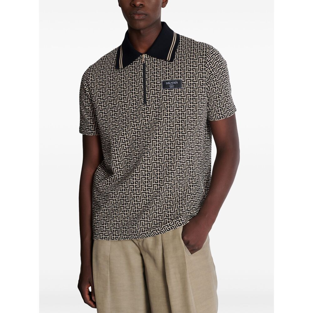 Balmain Balmain BLACK Polo Shirts Size US L / EU 52-54 / 3 - 3 Thumbnail