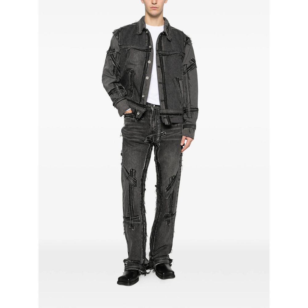 Who Decides War Who Decides War GREY Denim - Regular & Straight-Leg Jeans Size US 36 / EU 52 - 2 Thumbnail
