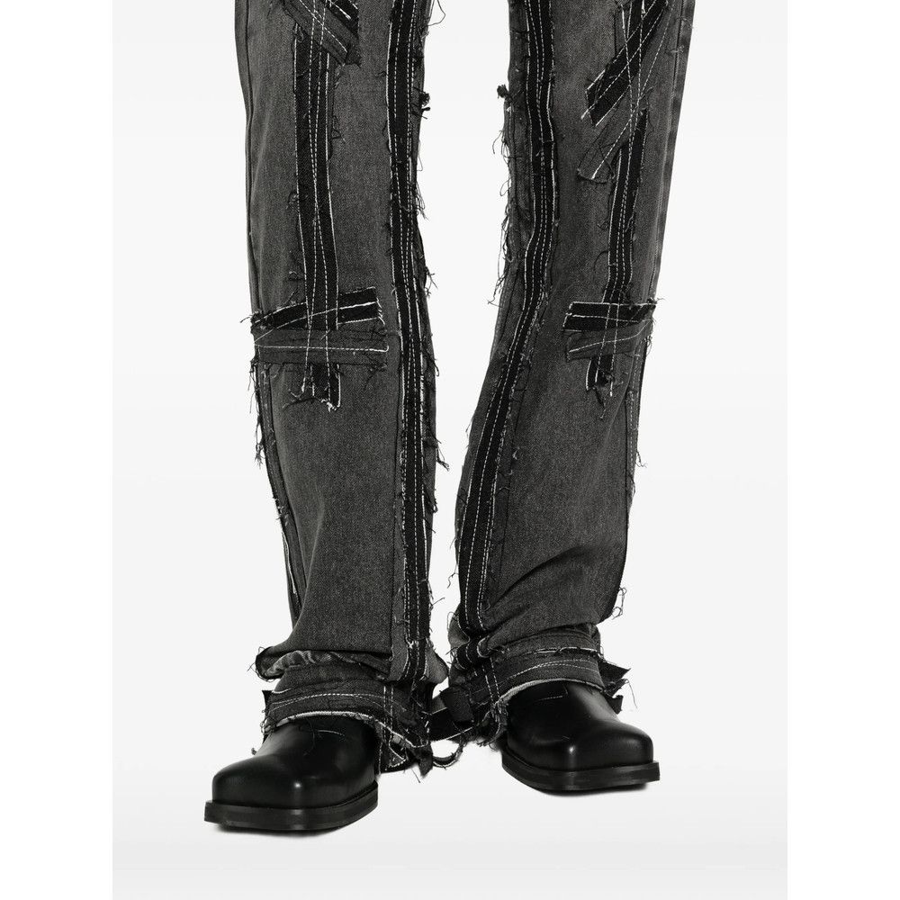 Who Decides War Who Decides War GREY Denim - Regular & Straight-Leg Jeans Size US 36 / EU 52 - 4 Thumbnail