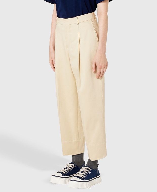AMI Cropped trousers Size 36" / US 14 / IT 50 - 2 Thumbnail