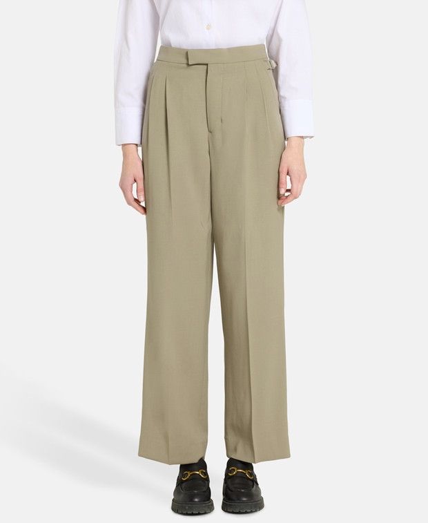 AMI Pleat-top trousers Size 32" / US 10 / IT 46 - 2 Thumbnail