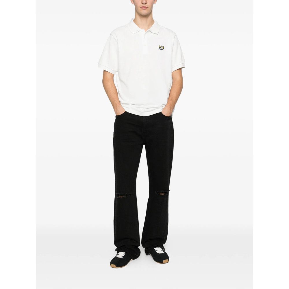 Kenzo Kenzo WHITE Polo Shirts Size US L / EU 52-54 / 3 - 3 Thumbnail