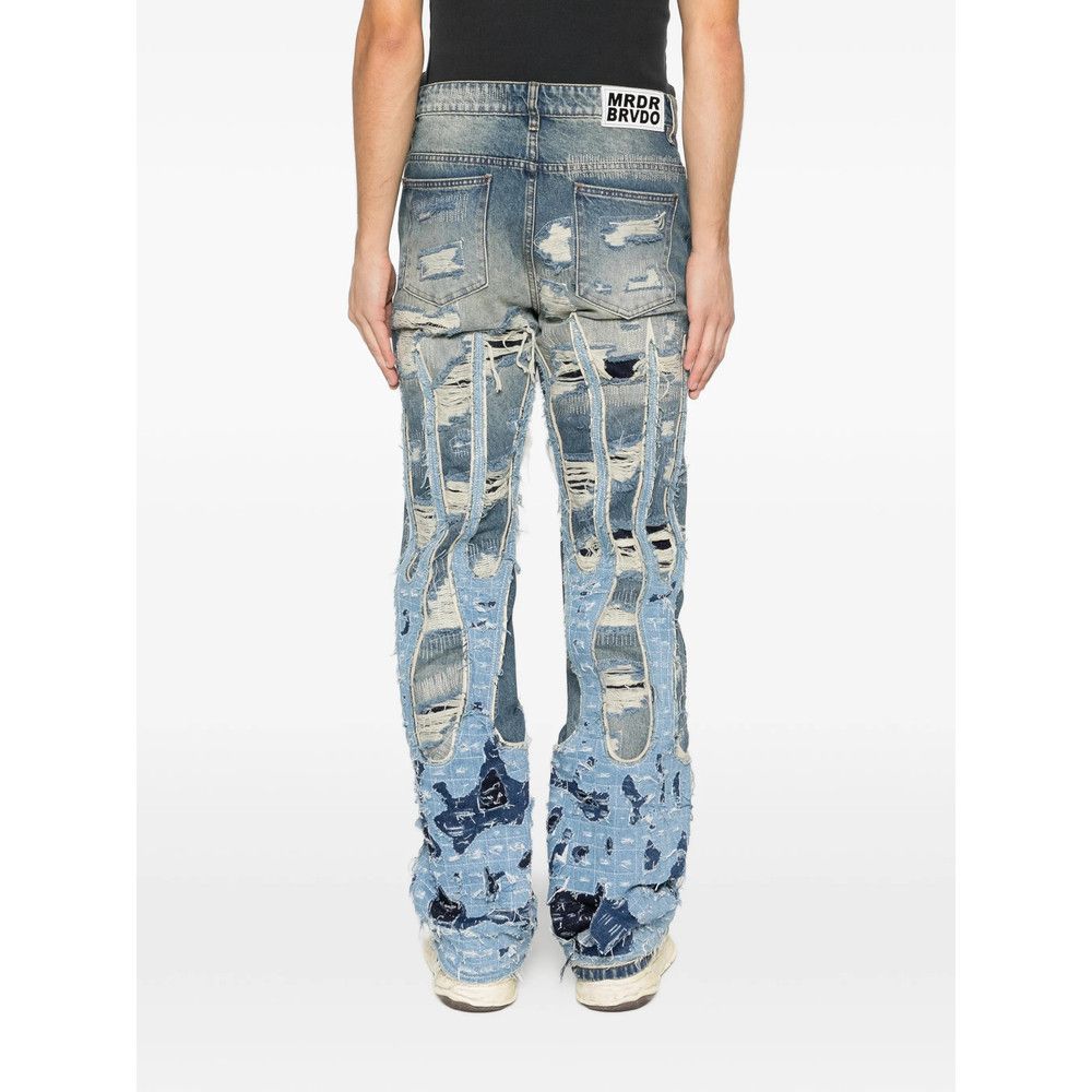 Who Decides War Who Decides War BLUE Denim - Regular & Straight-Leg Jeans Size US 36 / EU 52 - 5 Thumbnail