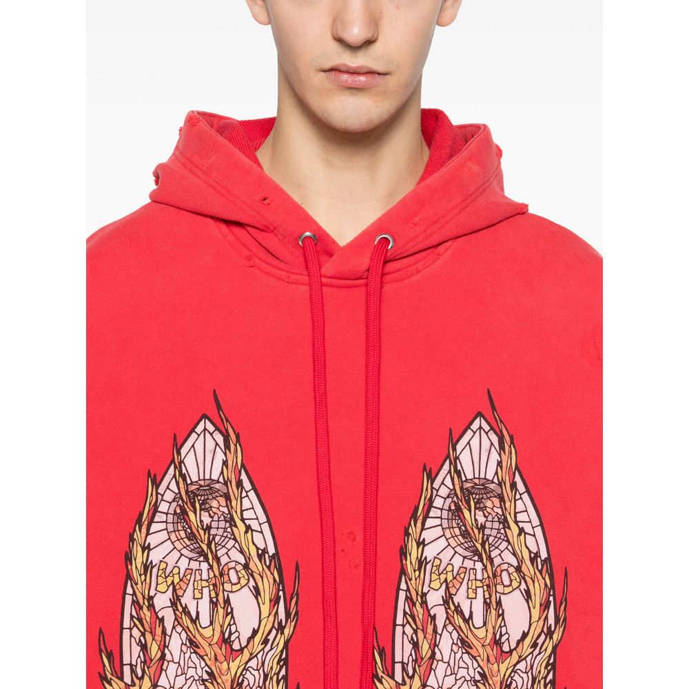 Who Decides War Who Decides War RED Sweaters & Knitwear - Hoodies Size US S / EU 44-46 / 1 - 4 Thumbnail