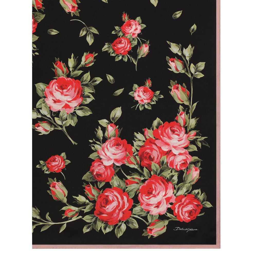 Dolce & Gabbana Dolce & Gabbana BLACK Scarves Size ONE SIZE - 2 Thumbnail