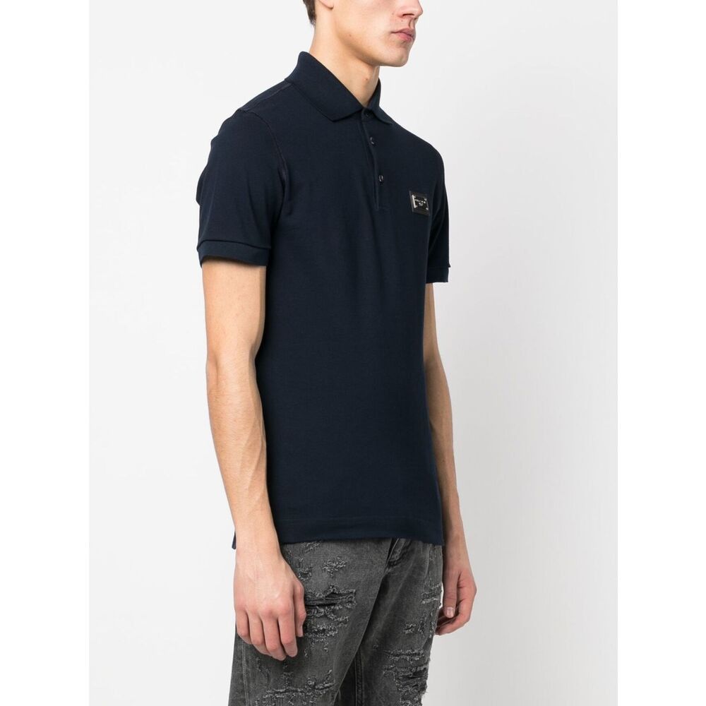 Dolce & Gabbana Dolce & Gabbana BLUE Polo Shirts Size US S / EU 44-46 / 1 - 2 Thumbnail