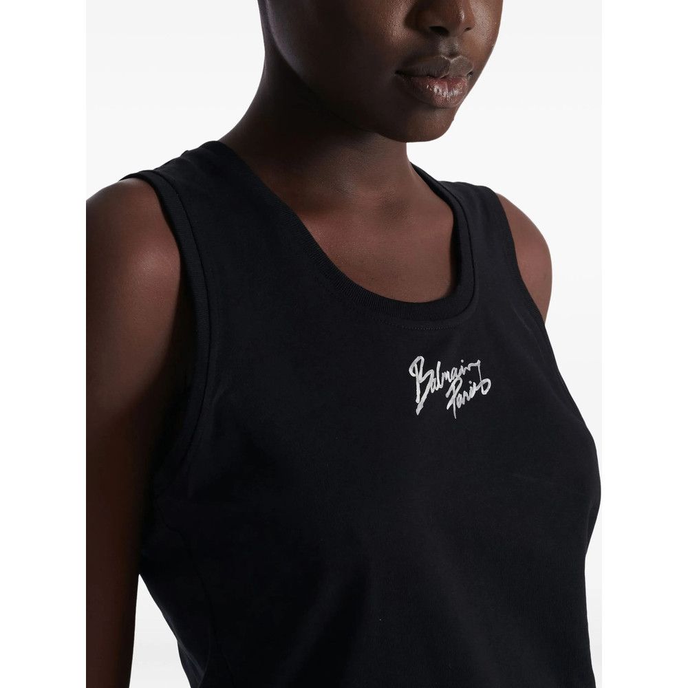 Balmain Balmain BLACK Tops - Vests & Tank Tops Size M / US 6-8 / IT 42-44 - 3 Thumbnail